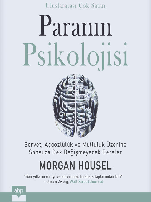 Title details for Paranın psikolojisi by Morgan Housel - Wait list